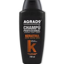 شامپو کراتینه آگرادو Agrado مناسب برای موهای وز حجم 750 میلی - 